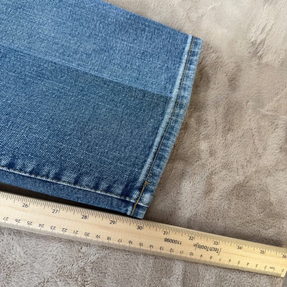 Gap Straight Fit Jeans Mens 38x30 Blue Good Condition Medium Wash‎ Stretch